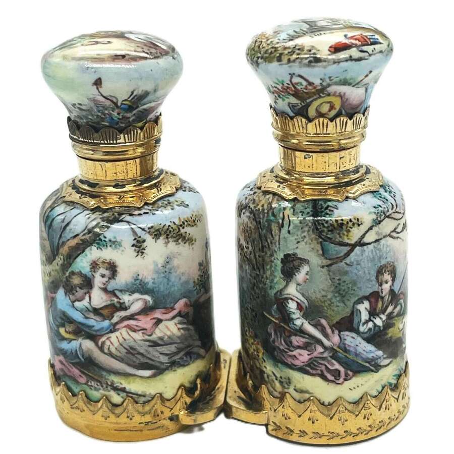 French opera glass style scent bottle
