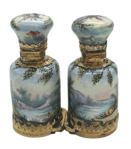 French opera glass style scent bottle