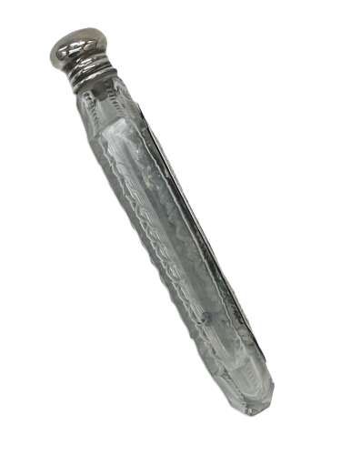 Georgian silver mounted scent bottle