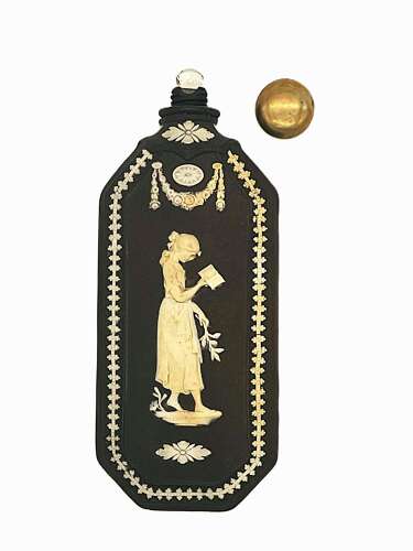Jasperware scent bottle