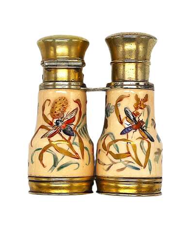 Sampson Mordan novelty scent bottle with monocular