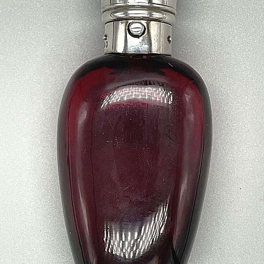 Victorian ruby scent bottle