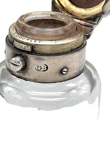 Essex crystal mounted scent bottle